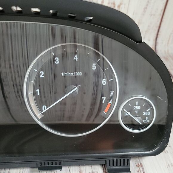 2011 Bmw 5 Series 535I Instrument Cluster Speedometer 9265177-01 Unknown Miles - Picture 3 of 8